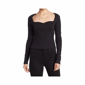 RDI Black Ribbed Long Sleeve L